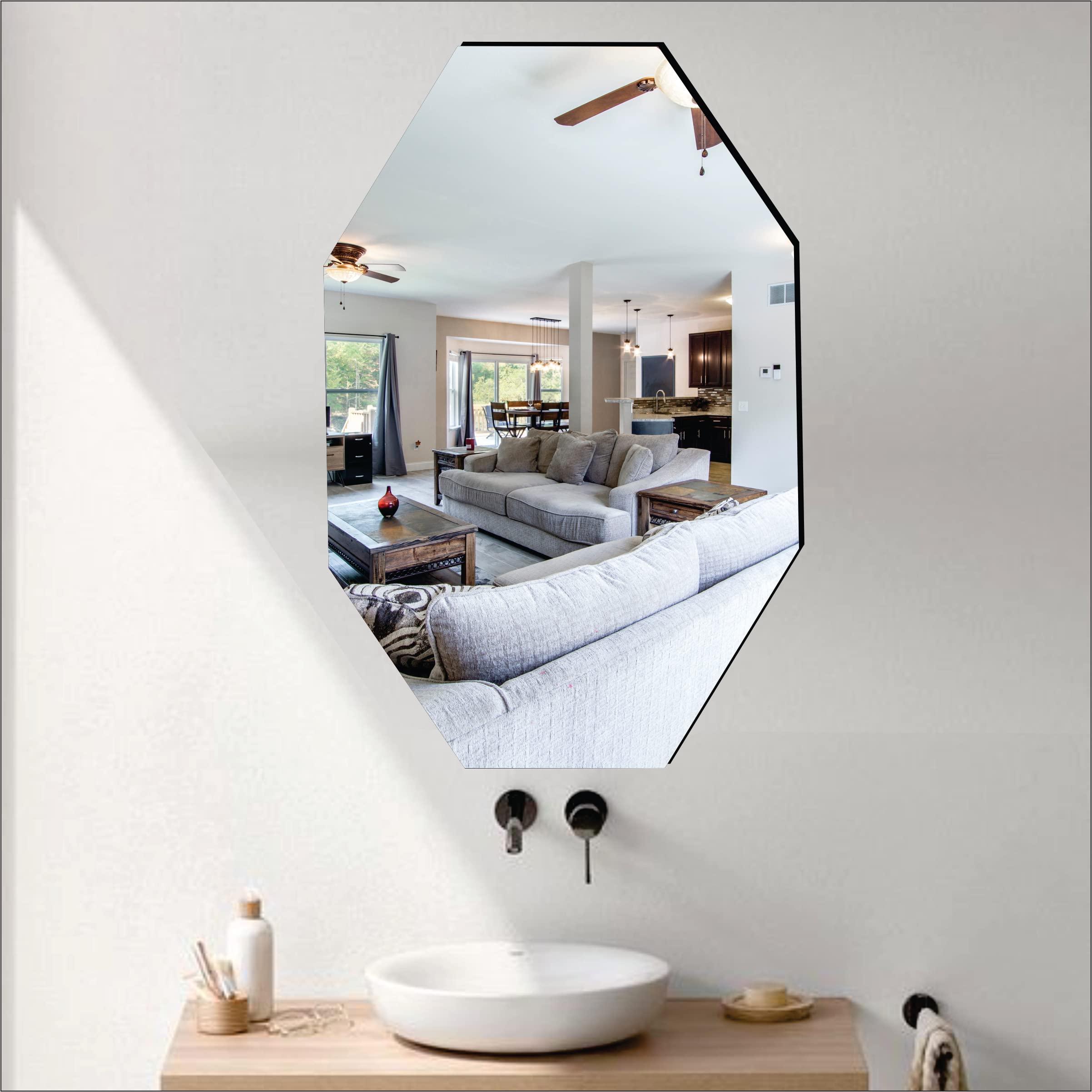 Miroir découpé sur mesure – Adapté à tous vos projets