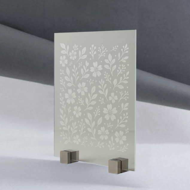 Verre sérigraphié sur mesure – Design et personnalisation